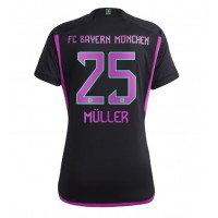 Bayern Munich Thomas Muller #25 Vieraspaita Naiset 2023-24 Lyhythihainen